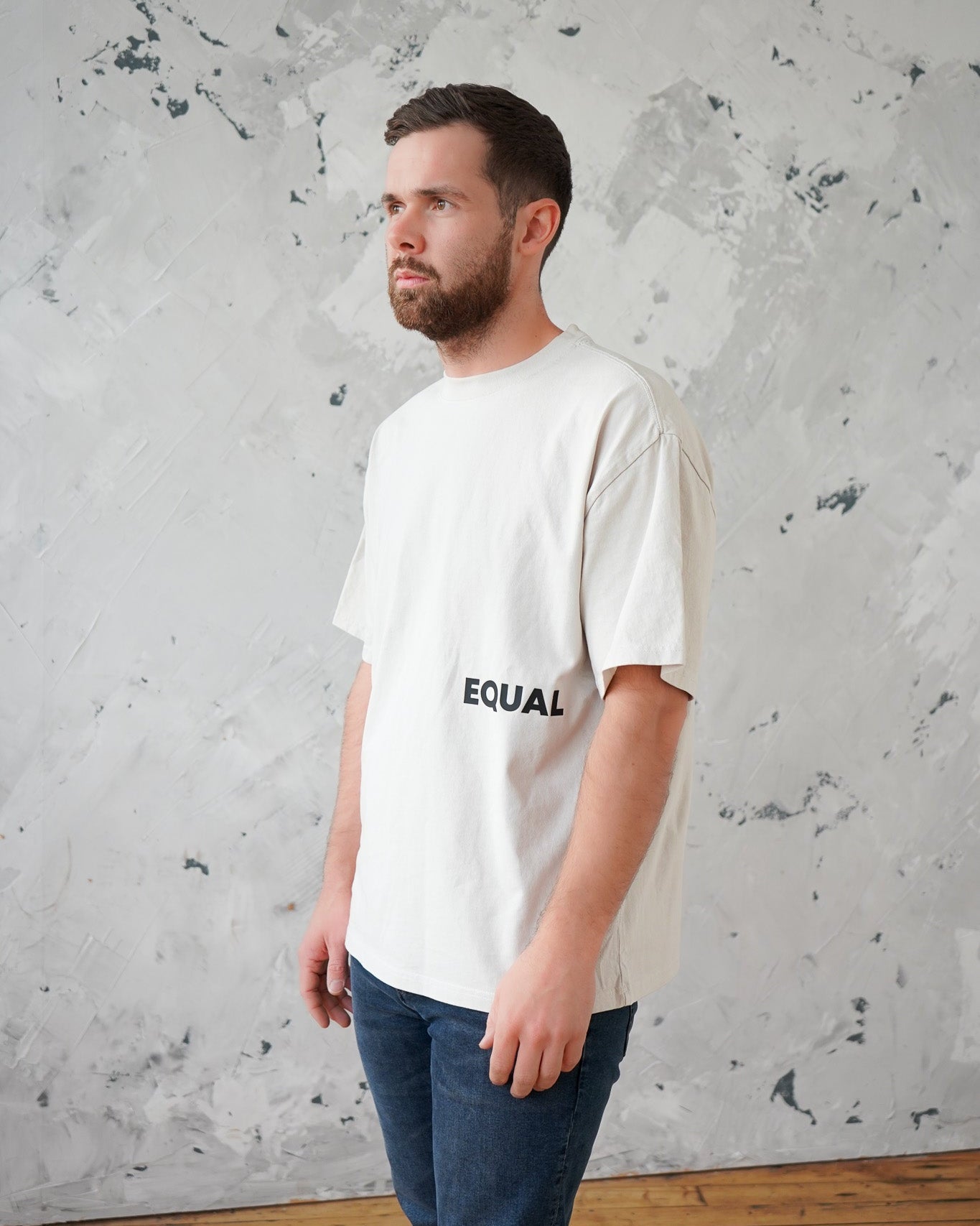 Equal Core Box Fit Ecru
